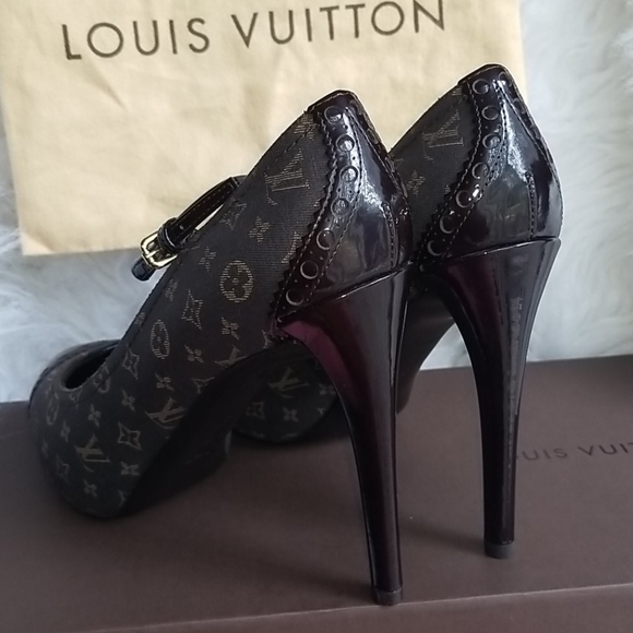 Louis Vuitton Mary Jane Pumps Size EU37 US6.5 - Picture 5 of 16